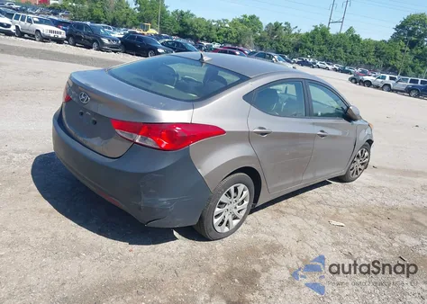 2012 Hyundai Elantra Gls from USA, damaged, VIN 5NPDH4AE3CH135427